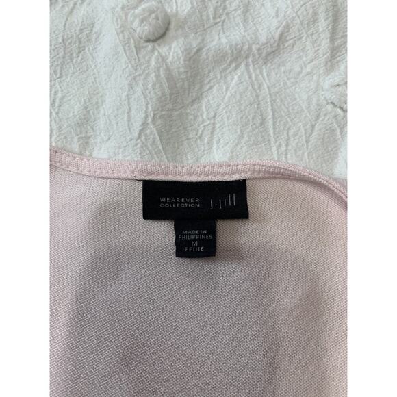 J Jill WEAREVER COLLECTION Pink Open FRONT CARDIGAN SIZE MEDIUM Beachy Resort - Picture 7 of 9